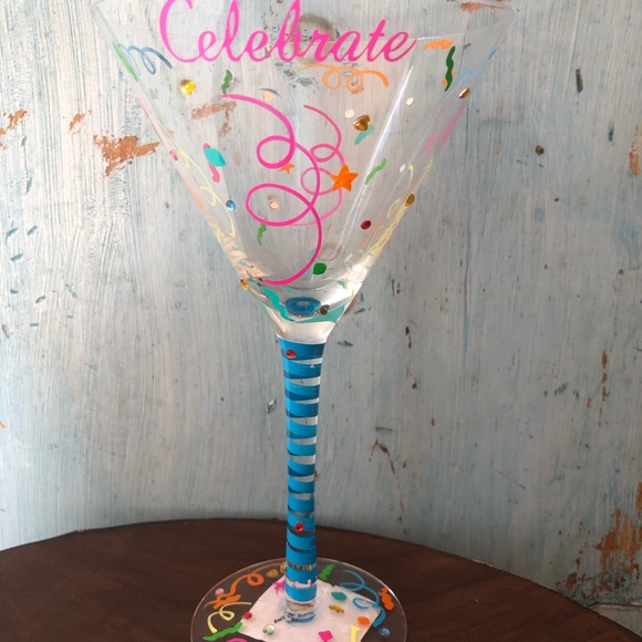 “Celebrate” with this cocktail glass for any special occasion! - Picture 2 of 7